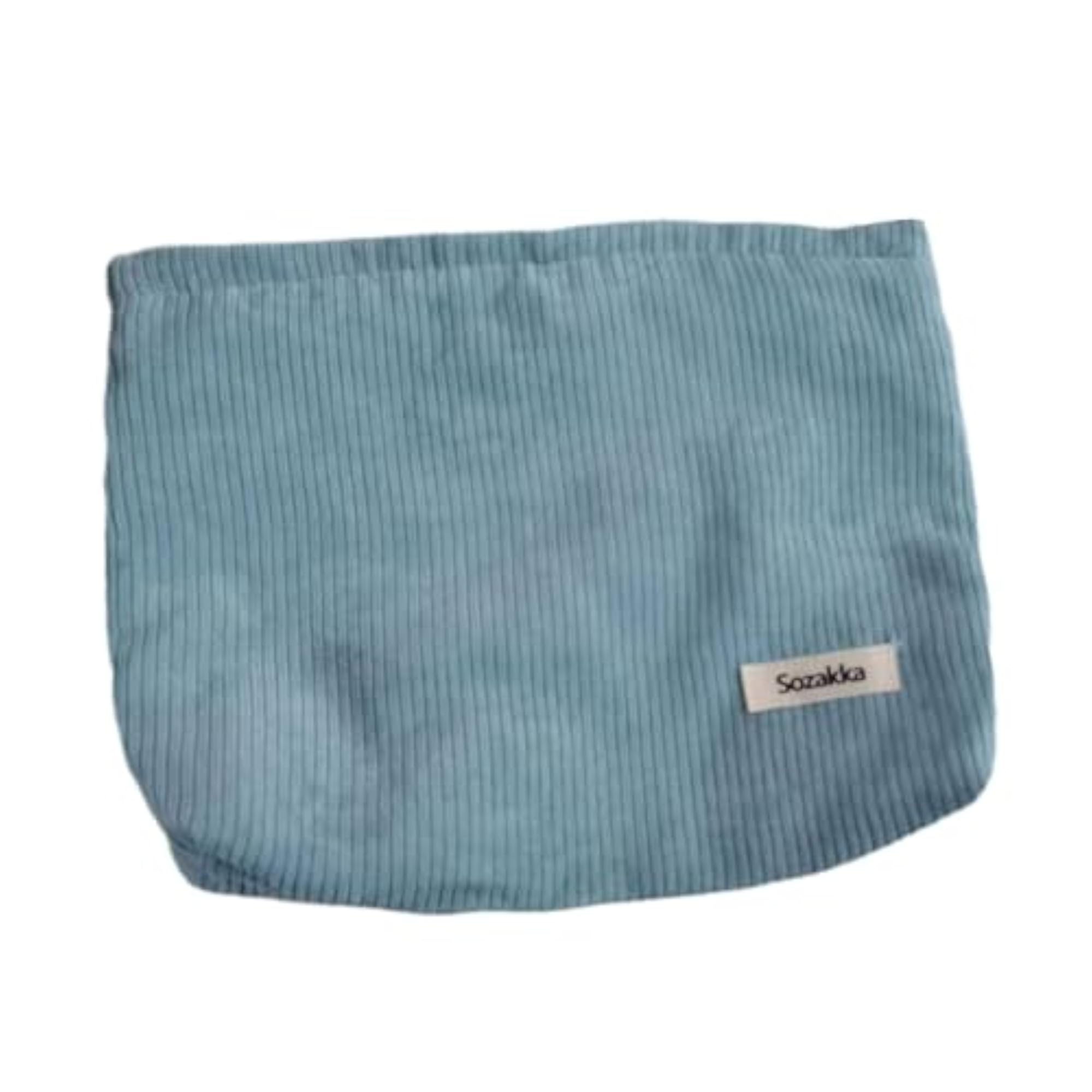 Corduroy Cosmetic Bag, Large Capacity for Makeup